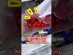 Menual Feeding Touch Screen Hot Sealing PE Tube Film Packing