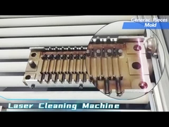 Laser cleaning machine for rubber mold