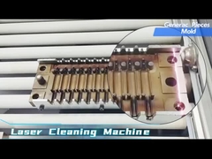 Automatic laser cleaning machine for general piece rubber