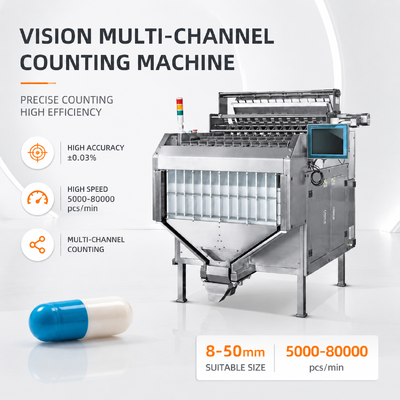 Good price Efficient Automatic PLC-Controlled Visual Counting Packing Machine with 10000-20000pcs/min, 0.03% Accuracy, and Stainless Steel Frame online